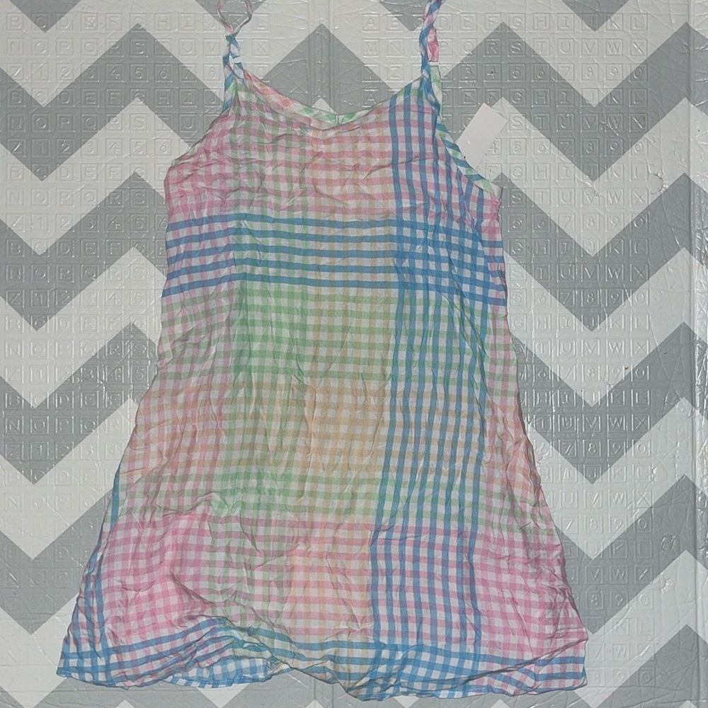 Girls light dress Easter pastel size 10/12 - Picture 1 of 3